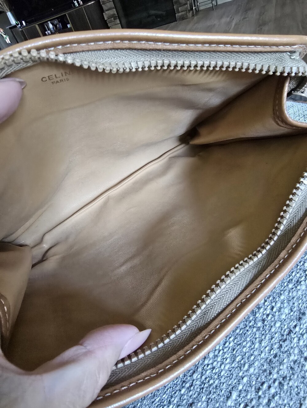 Authentic Celine Vintage Pouch Bag - Picture 10 of 12